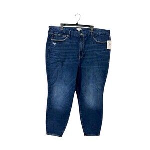 Good American Women’s Good Legs Crop Jeans High Rise Size 28-32 NWT